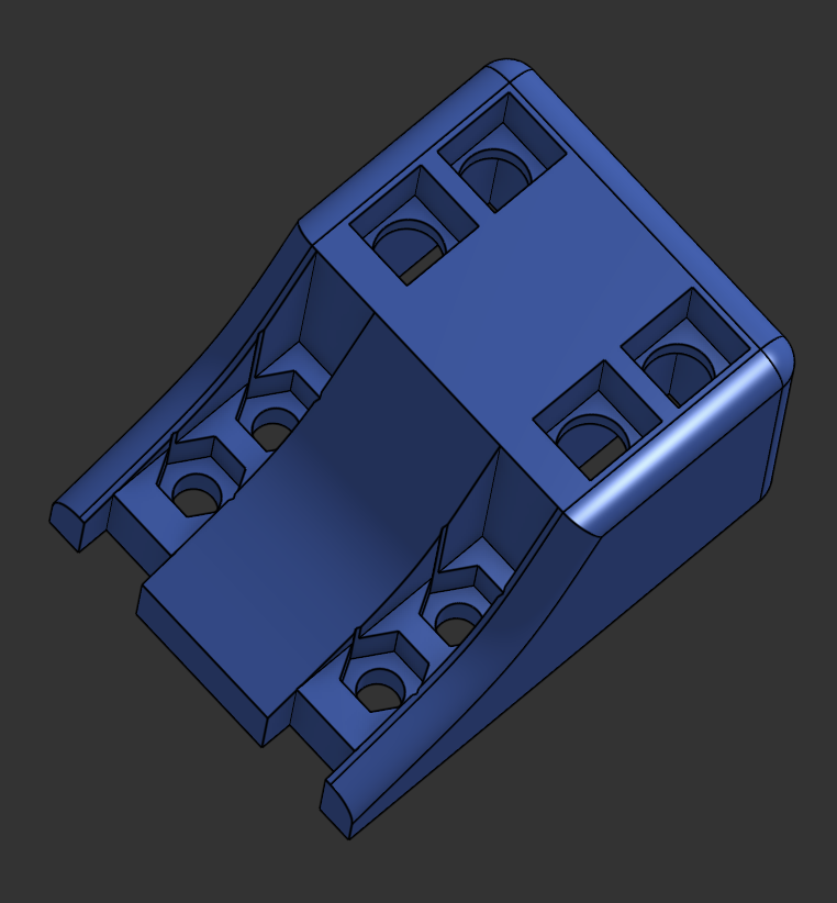Line-following IR shroud CAD