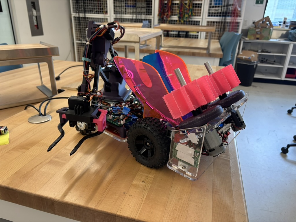 The robot built